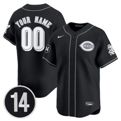 Cincinnati Reds 2025 Lights Out Vapor Premier Limited Custom Jersey - Pete Rose Patch Stitched Custom