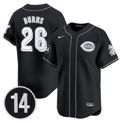 Cincinnati Reds 2025 Lights Out Vapor Premier Limited Jersey - Pete Rose Patch Stitched Chase Burns