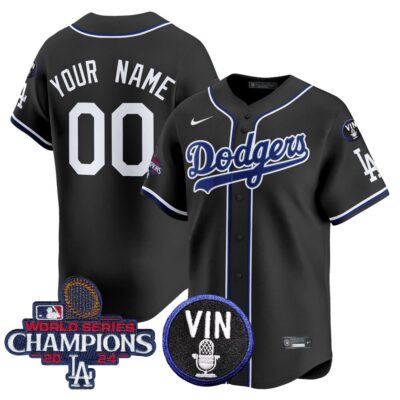 Los Angeles Dodgers 2025 Lights Out Vapor Premier Limited Custom Jersey Stitched Custom