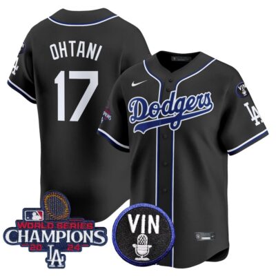 Los Angeles Dodgers 2025 Lights Out Vapor Premier Limited Jersey Stitched Shohei Ohtani