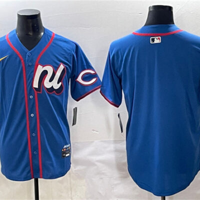 National League Cincinnati Reds Blank Blue 2025 All-Star Edition Limited Stitched Baseball Jersey