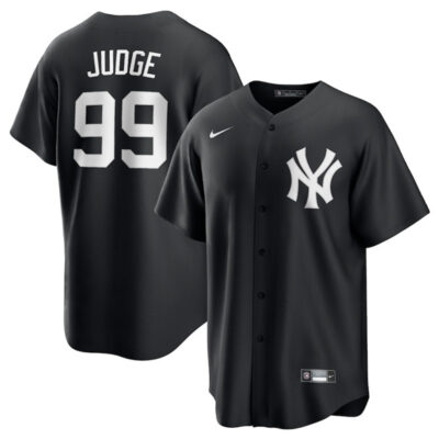 New York Yankees #99 Aaron Judge Black Lights Out Limited Stitched Baseball Jersey
