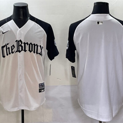 New York Yankees Blank White/Black 'Gothic Legacy Edition' Vapor Premier Limited Stitched Baseball Jersey
