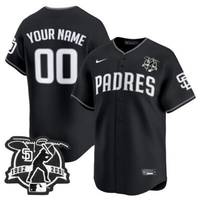 San Diego Padres 2025 Lights Out Vapor Premier Limited Custom Jersey Stitched Custom
