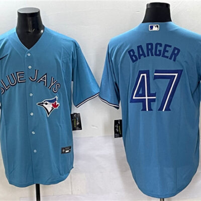 Toronto Blue Jays #47 Addison Barger Blue Cool Base Stitched Baseball Jersey
