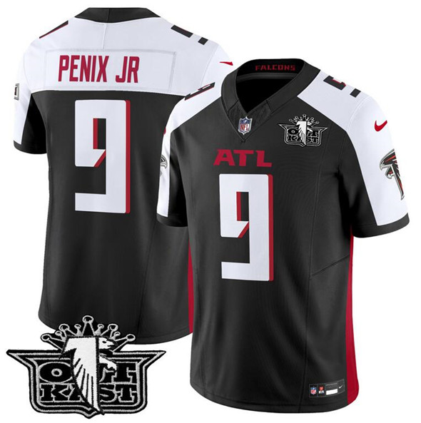 Atlanta Falcons #9 Michael Penix Jr. Black Outkast F.U.S.E. Vapor Untouchable Limited Football Stitched Jersey