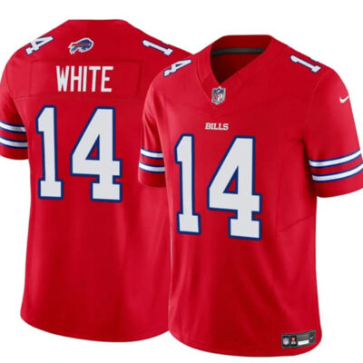 Buffalo Bills #14 Mike White Red 2025 F.U.S.E. Vapor Untouchable Limited Football Stitched Jersey