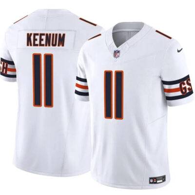 Chicago Bears #11 Case Keenum White 2025 F.U.S.E. Vapor Untouchable Limited Football Stitched Jersey