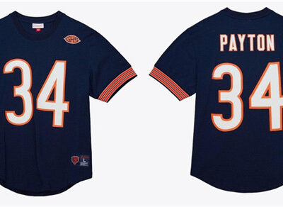 Chicago Bears #34 Walter Payton Navy Limited Football Stitched Jersey