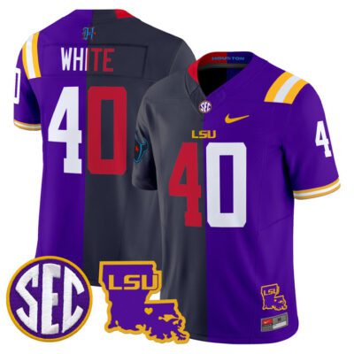 Devin White Houston Texans Split Vapor Limited Jersey - Devin White