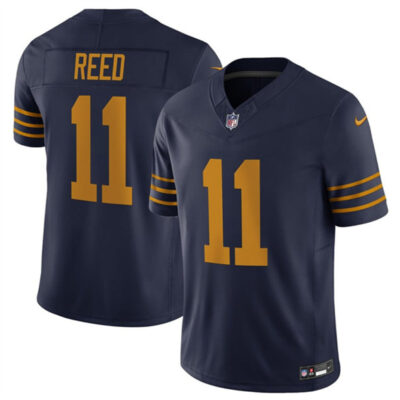 Green Bay Packers #11 Jayden Reed Navy The 1923 Classic Vapor F.U.S.E. Limited Football Stitched Jersey