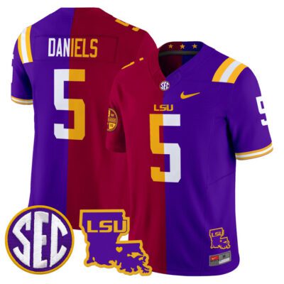 Jayden Daniels Washington Commanders Split Vapor Limited Jersey - Jayden Daniels