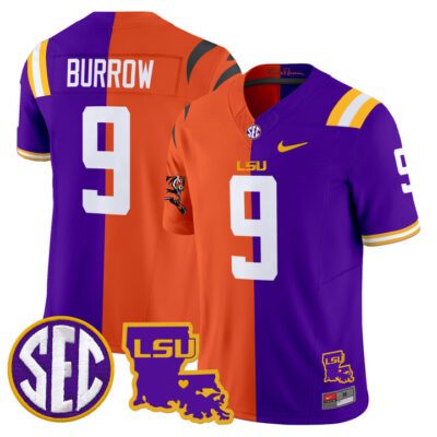 Joe Burrow Cincinnati Bengals Split Vapor Limited Jersey - Joe Burrow