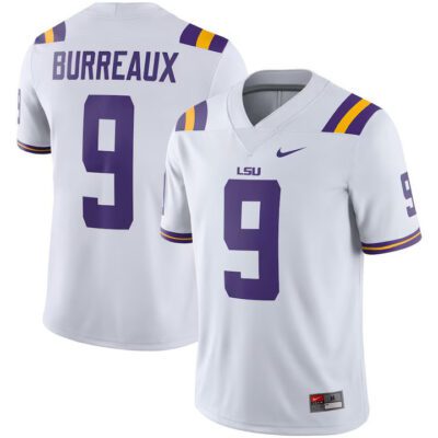 Joe Burrow LSU Tigers Burreaux Alumni White Jersey - Men White