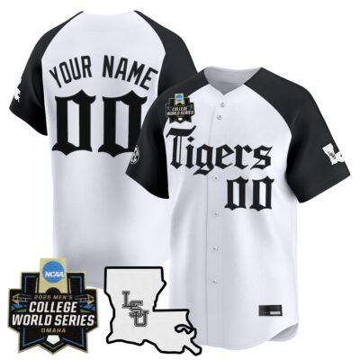 LSU Tigers 2025 World Series 'Gothic Geaux Edition' Vapor Premier Limited Custom Jersey - Alternate