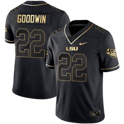 Men's LSU Black Limited & Gold Vapor Jersey - Black Gold Armoni Goodwin