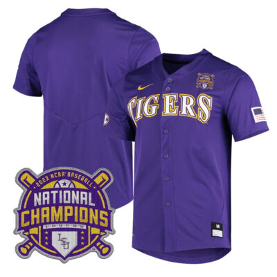 Men's LSU Tigers 2023 National Champions Jersey - Team