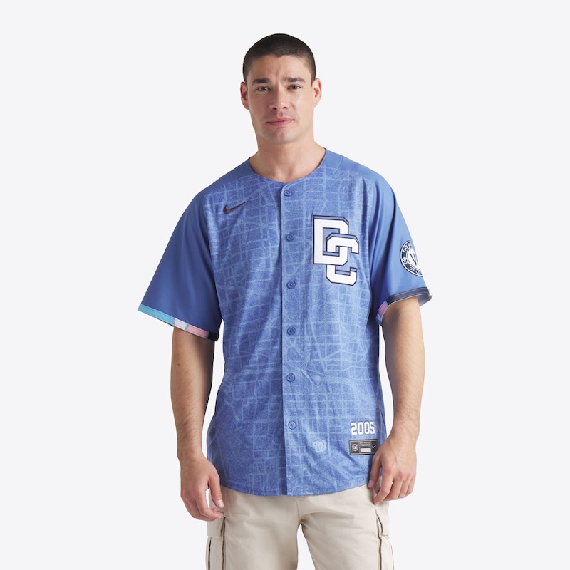 Men's Washington Nationals  Blue 2025 City Connect Limited Jersey