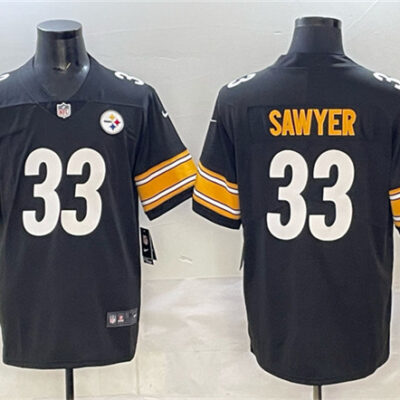 Pittsburgh Steelers #33 Jack Sawyer Black 2025 Vapor Limited Football Stitched Jersey
