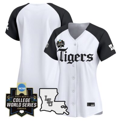 Women's LSU Tigers 2025 World Series 'Gothic Geaux Edition' Vapor Premier Limited Jersey - Alternate Team