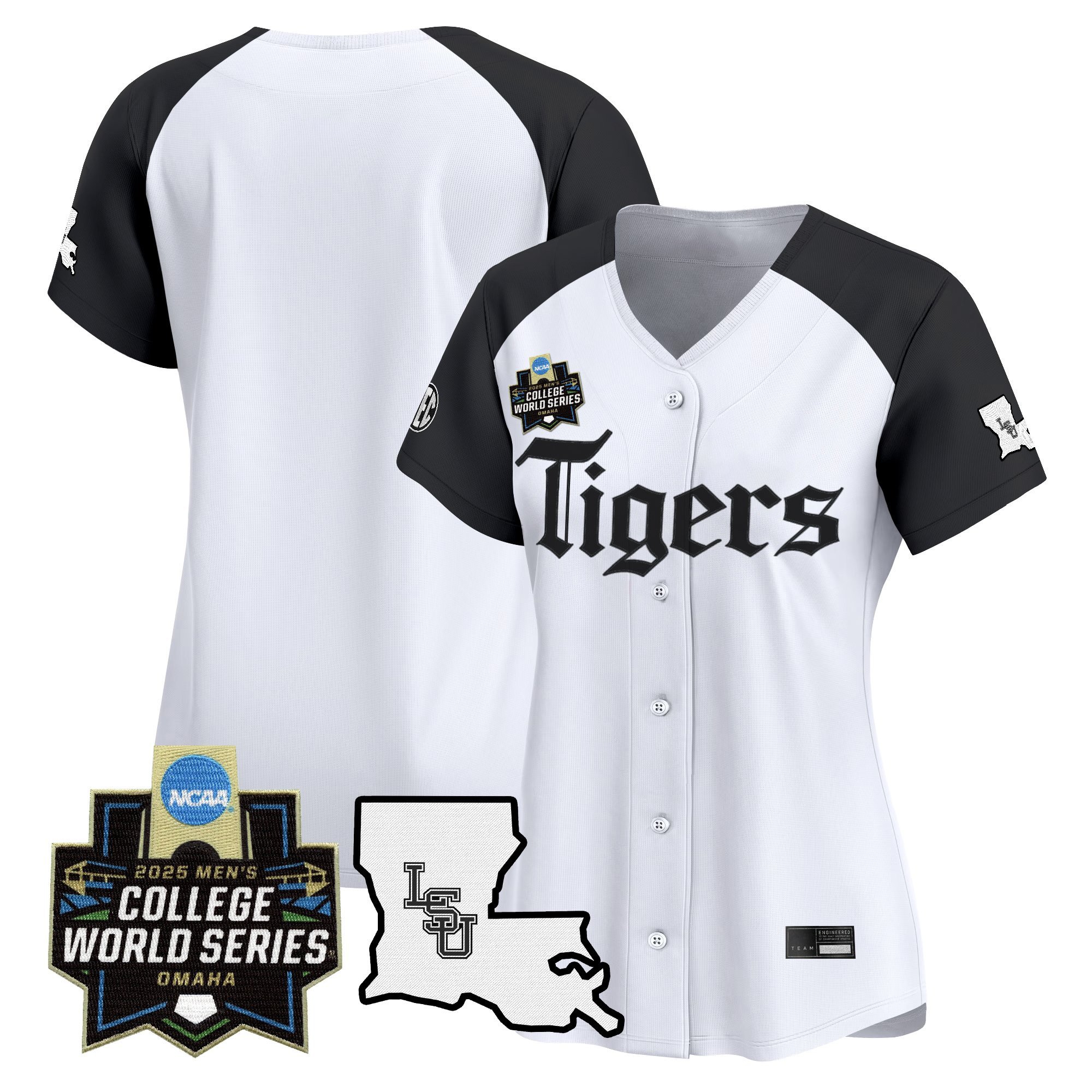 Women's LSU Tigers 2025 World Series 'Gothic Geaux Edition' Vapor Premier Limited Jersey - Alternate Team