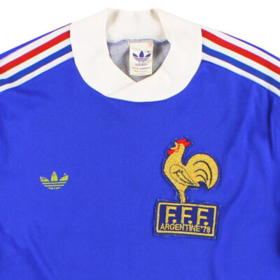 Alternative view of 1978 France 'Argentine '78' Home Limited Jersey
