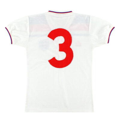 Alternative view of 1980-83 England Home Limited Jersey #3 Y