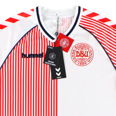 1986 Denmark 'DBU 86' Reissue Away Limited Jersey - Image 3