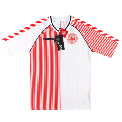 1986 Denmark 'DBU 86' Reissue Away Limited Jersey