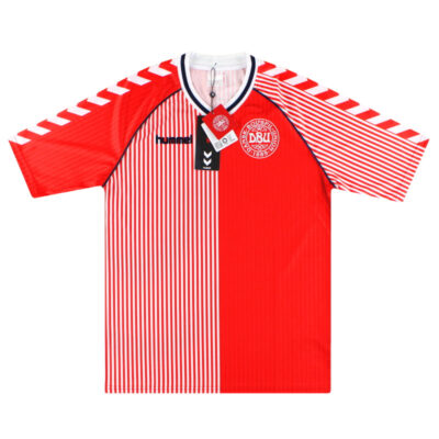 1986 Denmark 'DBU 86' Reissue Home Limited Jersey