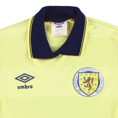 Alternative view of 1986 Scotland Goalkeeper Limited Jersey #1 Y