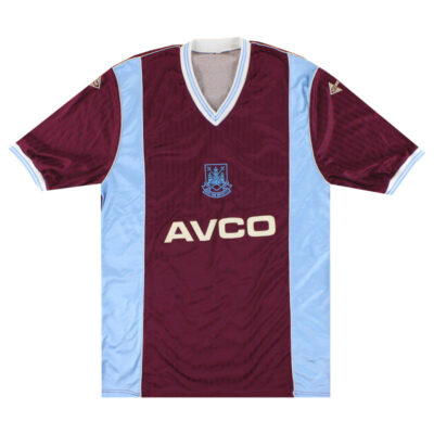 1987-89 West Ham Home Limited Jersey