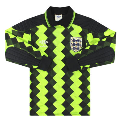 1988-90 England Goalkeeper Limited Jersey #1 Y
