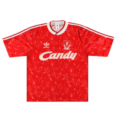 Alternative view of 1989-91 Liverpool Home Limited Jersey Barnes #10