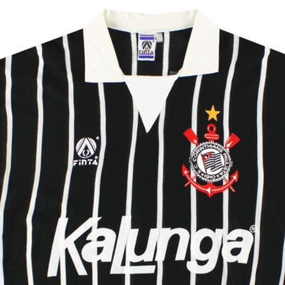 1990-91 Corinthians Finta Away Limited Jersey #8 - Image 3