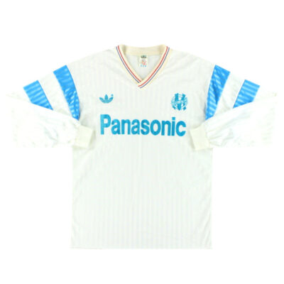 1990-91 Olympique Marseille Home Limited Jersey