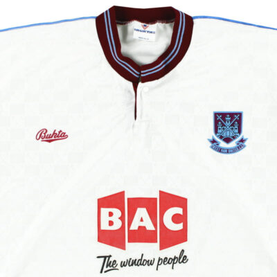 Alternative view of 1990-91 West Ham Away Limited Jersey