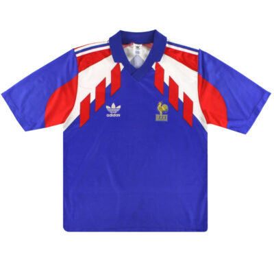 1990-92 France Home Limited Jersey