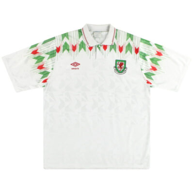 1990-93 Wales Away Limited Jersey