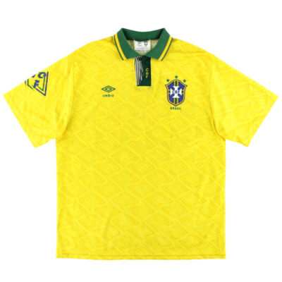 1991-93 Brazil Home Limited Jersey