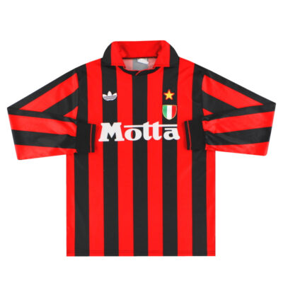 1992-93 AC Milan Home Limited Jersey