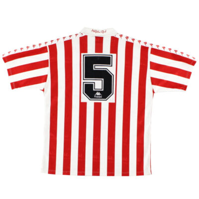 Alternative view of 1992-94 Athletic Bilbao Match Issue Home Limited Jersey #5
