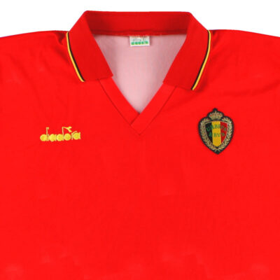 Alternative view of 1992-94 Belgium Home Limited Jersey