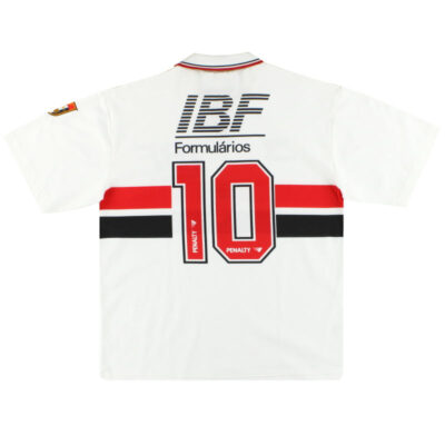 Alternative view of 1992 Sao Paulo Penalty Home Limited Jersey #10 (Rai)