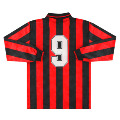 Alternative view of 1993-94 AC Milan Lotto Home Limited Jersey #9