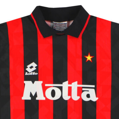 1993-94 AC Milan Lotto Home Limited Jersey #9 - Image 3