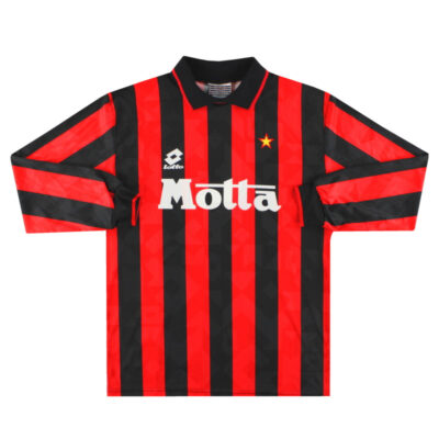 1993-94 AC Milan Lotto Home Limited Jersey #9