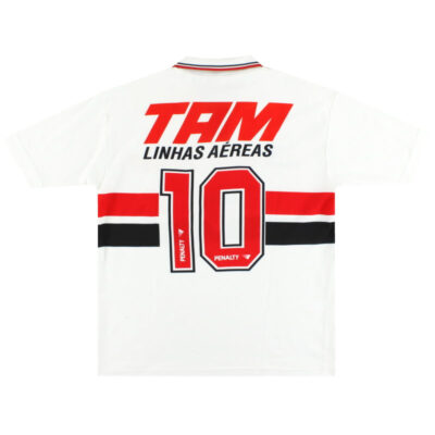 Alternative view of 1993 Sao Paulo Penalty Home Limited Jersey #10