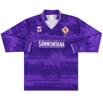 1994-95 Fiorentina Uhlsport Player Issue Home Limited Jersey