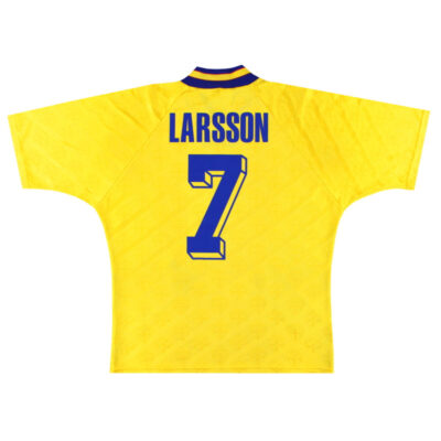 Alternative view of 1994-96 Sweden Home Limited Jersey Larsson #7